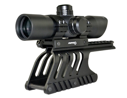 Remington 870 Shotgun Low Profile Handguard Rail Mount and 35mm Red/Green Dot Scope Combo