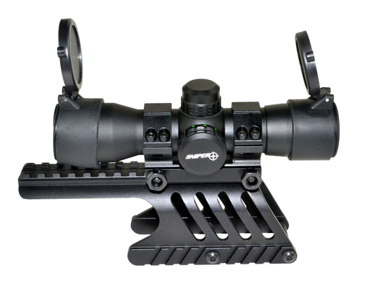 Remington 870 Shotgun Low Profile Handguard Rail Mount and 35mm Red/Green Dot Scope Combo