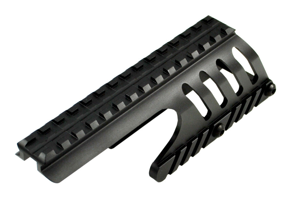 Remington 870 Shotgun Low Profile Handguard Rail Mount and 35mm Red/Green Dot Scope Combo