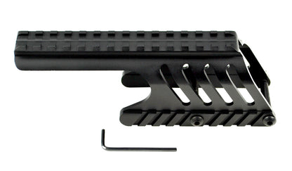 Remington 870 Shotgun Low Profile Handguard Rail Mount and 35mm Red/Green Dot Scope Combo