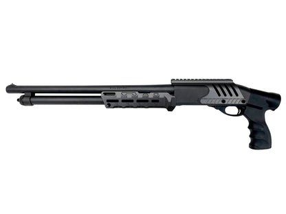 Rail Combo Set for Remington 870 12 Gauge Shotgun - Saddle Mount & Forend - Black Aluminum