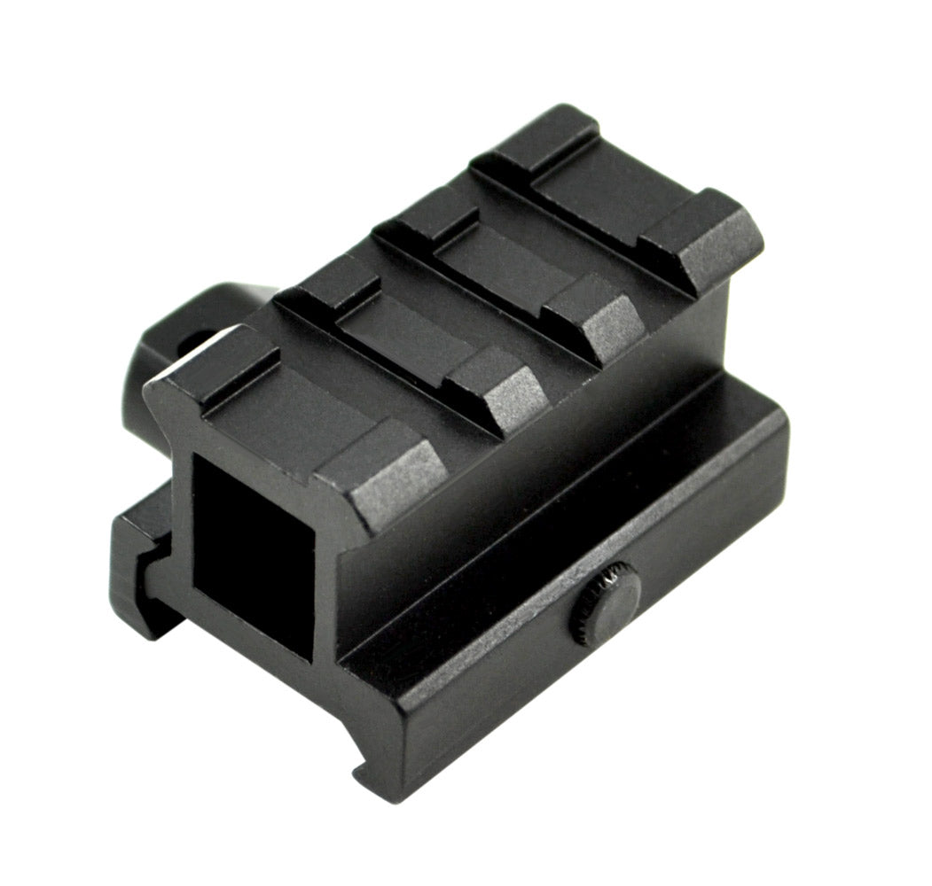 0.83" Medium Profile Riser Mount - 3 Picatinny Slots