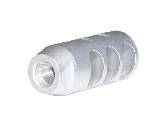 Muzzle Brake Recoil Compensator for AR-15 .223, 1/2"x28 thread with Wrenching Flats, Stainless Steel with Matte Finish