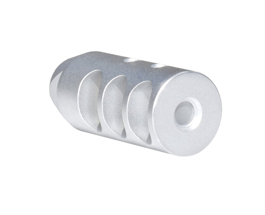 Muzzle Brake Recoil Compensator for AR-15 .223, 1/2"x28 thread with Wrenching Flats, Stainless Steel with Matte Finish