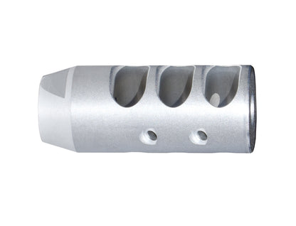 Muzzle Brake Recoil Compensator for AR-15 .223, 1/2"x28 thread with Wrenching Flats, Stainless Steel with Matte Finish