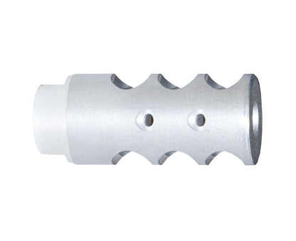 Muzzle Brake Recoil Compensator for AR-15 .223, 1/2"x28 thread with Wrenching Flats, Stainless Steel with Matte Finish