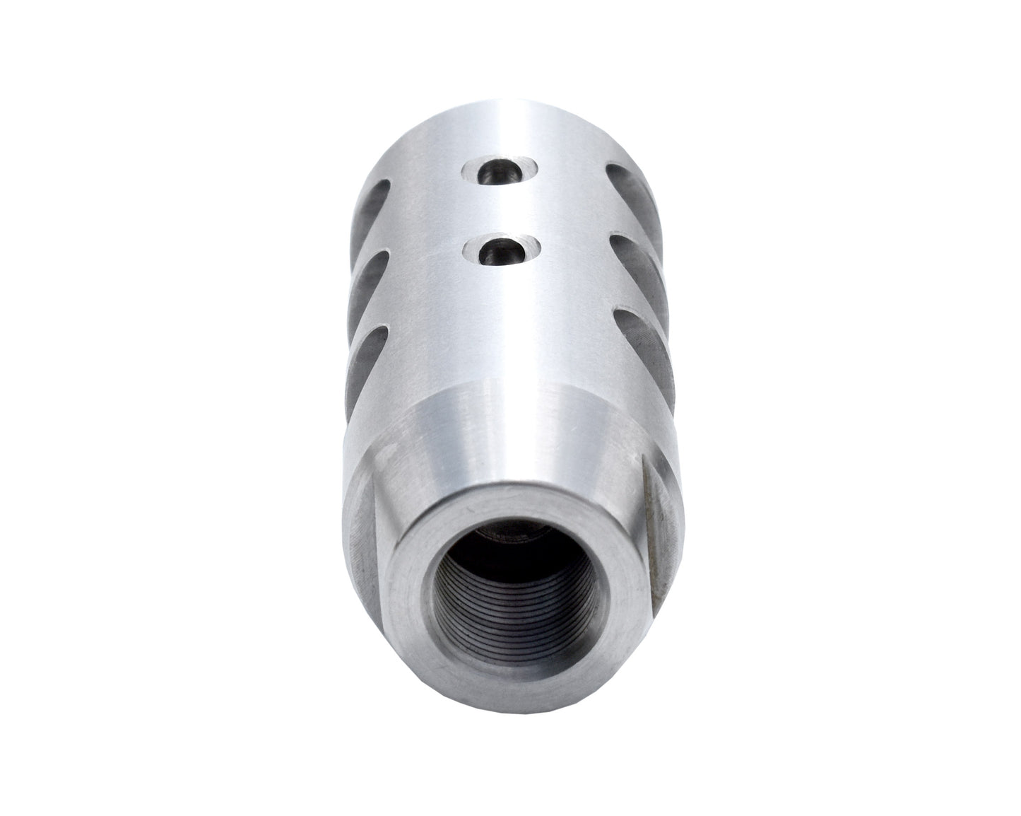 Muzzle Brake Recoil Compensator for AR-10 LR 308 5/8"x24 thread with Wrenching Flats, Stainless Steel
