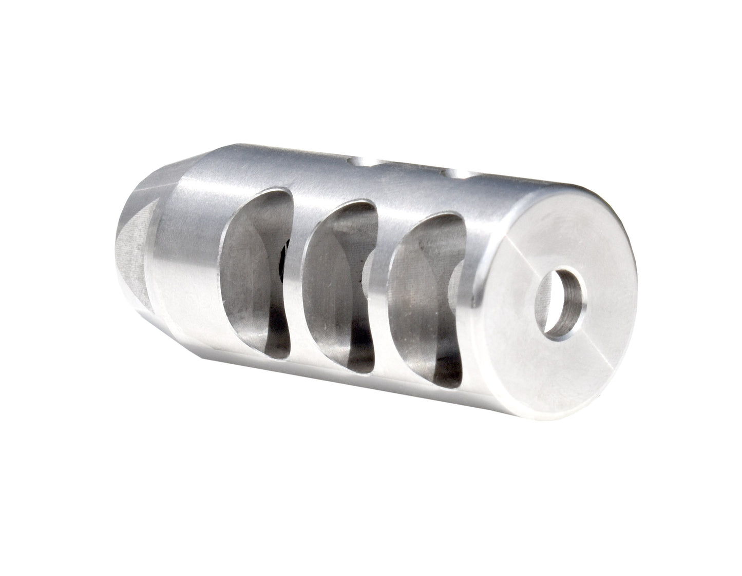 Muzzle Brake Recoil Compensator for AR-10 LR 308 5/8"x24 thread with Wrenching Flats, Stainless Steel