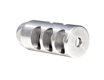 Muzzle Brake Recoil Compensator for AR-10 LR 308 5/8"x24 thread with Wrenching Flats, Stainless Steel