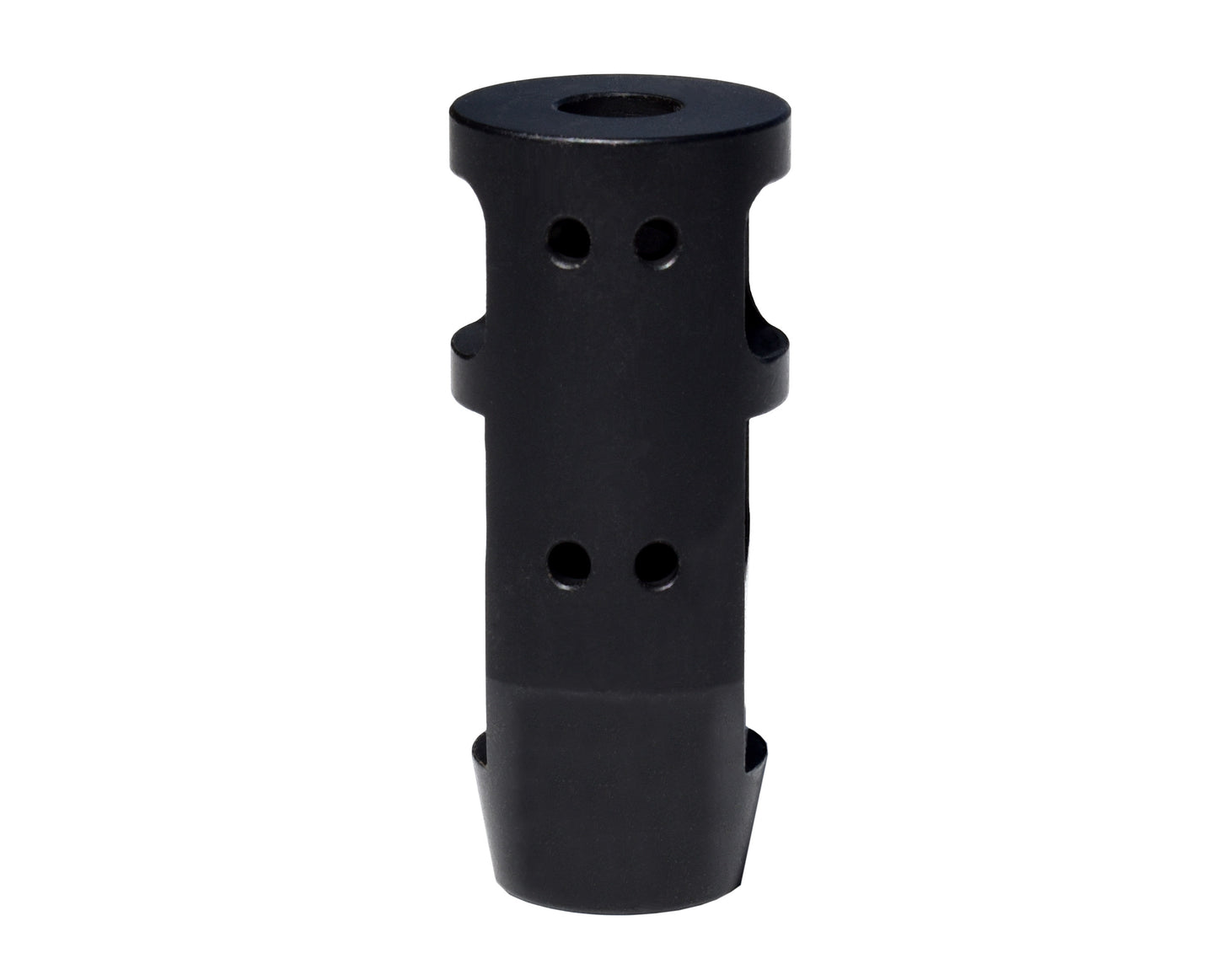 Competition Grade Muzzle Brake Recoil Compensator for AR 10 .308/7.62 NATO, 5/8"x24 thread, Steel with Black Phosphate finish