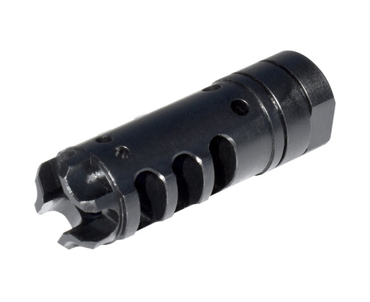 Steel muzzle brake 1/2″x28 .223, Black