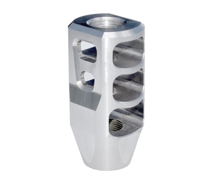 CNC Tanker Steel muzzle brake 49/64”x20, .50 Beowulf, Stainless Steel
