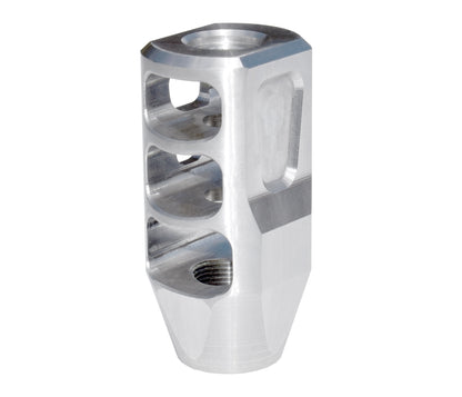 CNC Tanker Steel muzzle brake 49/64”x20, .50 Beowulf, Stainless Steel