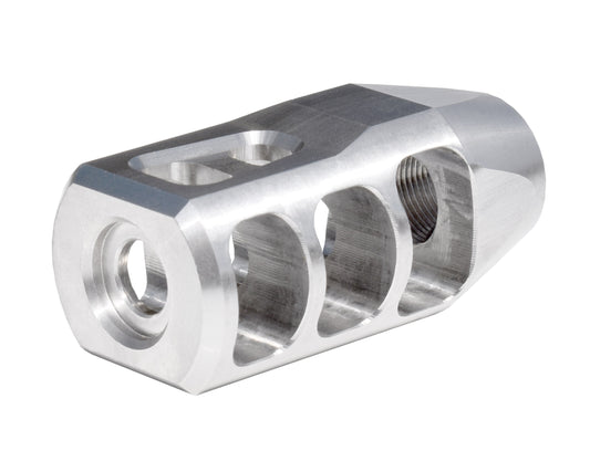 CNC Tanker Steel muzzle brake 49/64”x20, .50 Beowulf, Stainless Steel