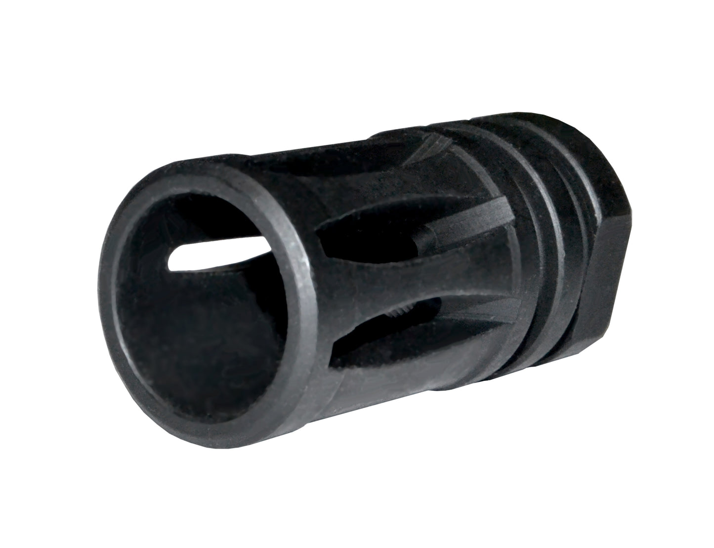 Bird Cage Type Muzzle Brake 1/2″x36 9MM, Black