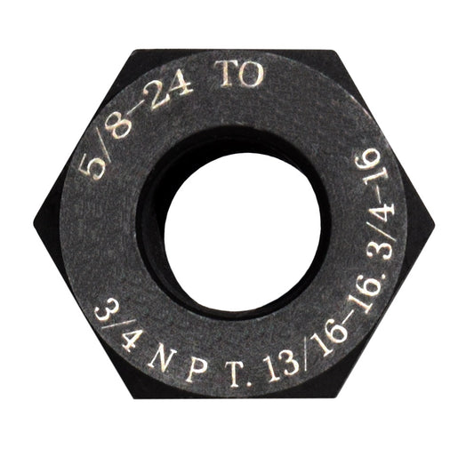 Barrel Muzzle Thread Adapter/Converter 5/8-24, to 3/4 NPT, 13/16-16, 3/4-16