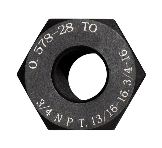 Barrel Muzzle Thread Adapter/Converter 0.578-28, to 3/4 NPT, 13/16-16, 3/4-16