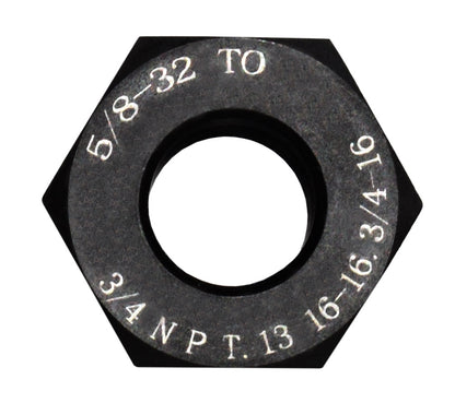 Barrel Muzzle Thread Adapter/Converter 5/8-32, to 3/4 NPT, 13/16-16, 3/4-16