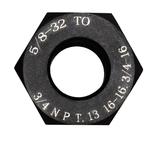 Barrel Muzzle Thread Adapter/Converter 5/8-32, to 3/4 NPT, 13/16-16, 3/4-16