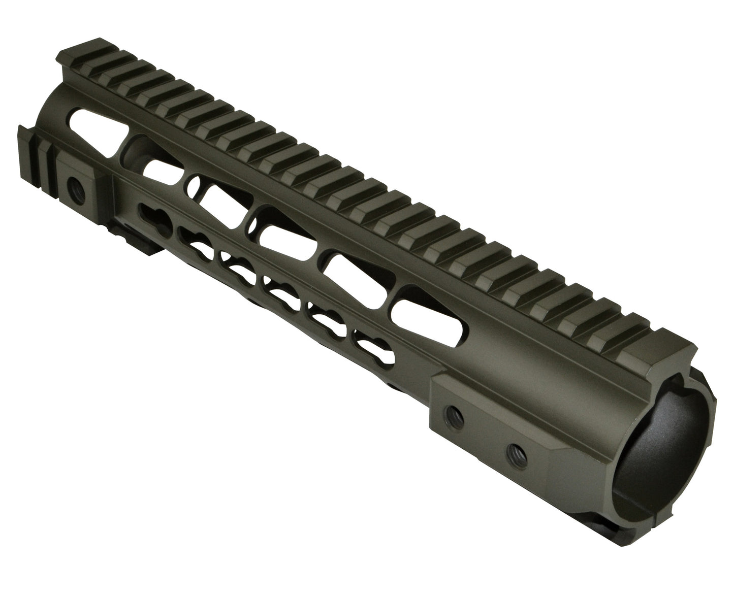 Presma® Gorilla Series LR .308 Free Float Keymod Handguard, Cerakote Dark Green 10" Low Profile