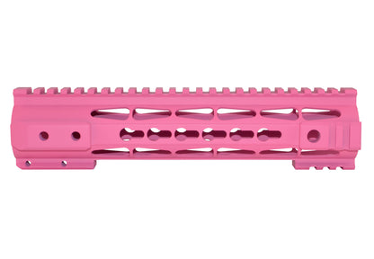 Presma® Gorilla Series LR .308 Free Float Keymod Handguard Rail, Cerakote Pink 10" Low Profile