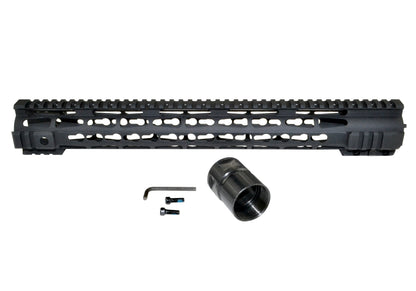 Presma® Gorilla Series Free Float Handguard Quad Rail 16.5" with KeyMod for LR .308 Low Profile