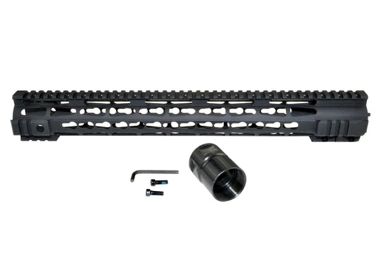 Presma® Gorilla Series Free Float Handguard Quad Rail 16.5" with KeyMod for LR .308 Low Profile