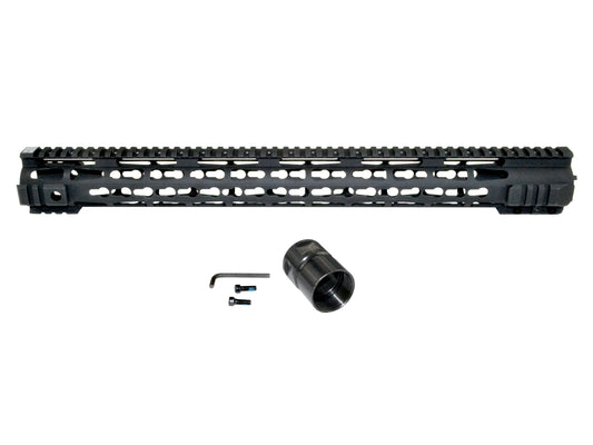 Presma® Gorilla Series Free Float Handguard Quad Rail 19.5" with KeyMod for LR .308 Low Profile