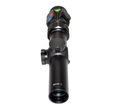 Presma® RXR6 Professional Series 1-6X28 Precision Scope, RGB RXR Glass Reticle