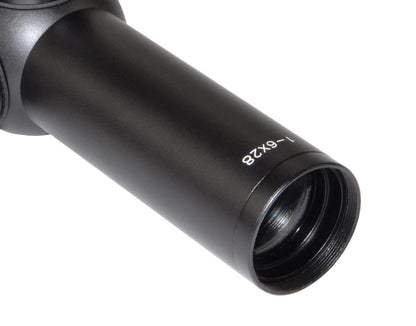 Presma® RXR6 Professional Series 1-6X28 Precision Scope, RGB RXR Glass Reticle