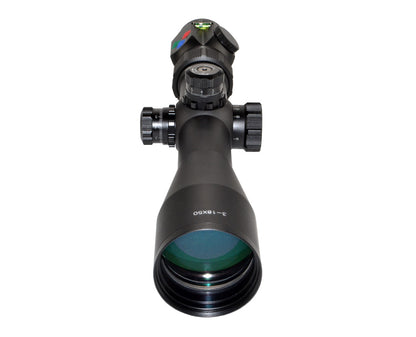 Presma® RXR6 Professional Series 3-18X50 Precision Scope, RGB RXR Glass Reticle