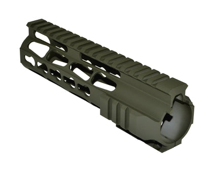 Presma® Jackal Series AR15 .223 Free Float Handguards, Cerakote OD Dark Green, 7"