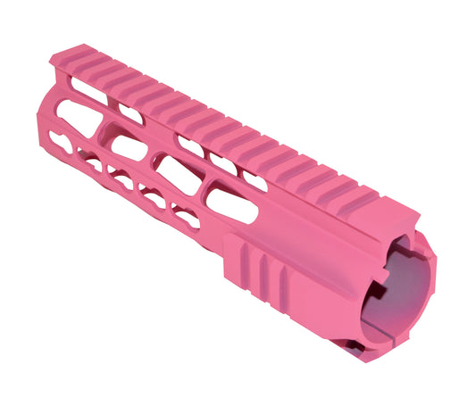 Presma® Jackal Series AR15 .223 Free Float Handguards, Cerakote Prison Pink, 7"