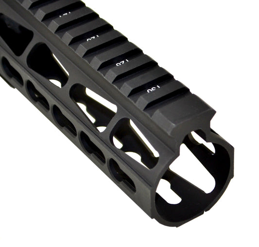 Presma® Jackal Series Free Float Handguard Quad Rail 7" Carbine Length with KeyMod for .223 and 5.56