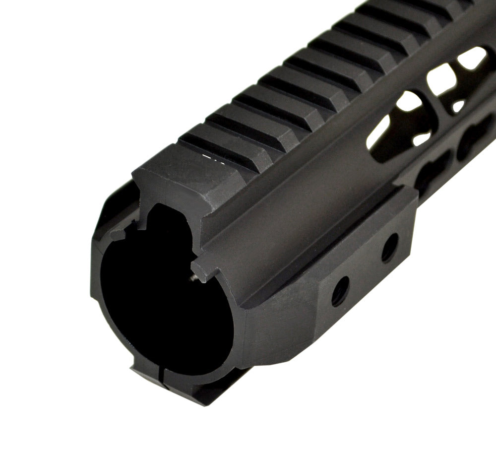 Presma® Jackal Series Free Float Handguard Quad Rail 7" Carbine Length with KeyMod for .223 and 5.56