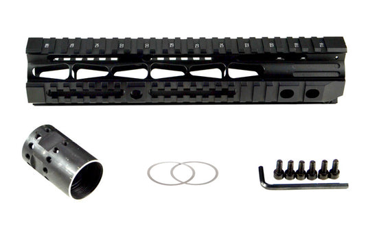 Presma® Kangaroo Series Free Float Handguard Quad Rail 10" Rifle Length for .223 and 5.56