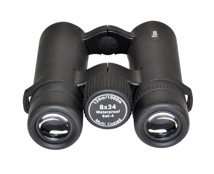 Presma® Owl Series Soft Touch Binoculars, 8X34 - 124m/1,000m