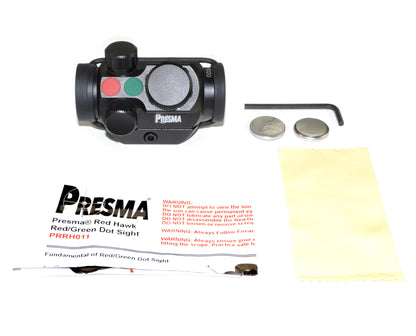 Presma® Red Hawk Series 20mm Compact Reflex Red/Green Dot Scope