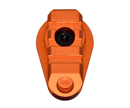 New! Aluminum Bufferless Stock Adapters with Picatinny Rails and QR Holes, Orange