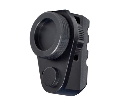 New! Aluminum Bufferless Stock Adapters with Picatinny Rails and QR Holes, Black