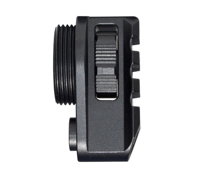 New! Aluminum Bufferless Stock Adapters with Picatinny Rails and QR Holes, Black