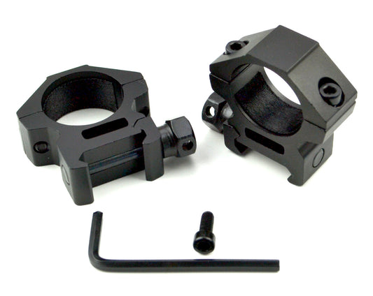 Low Profile 1” Scope Rings for Picatinny System