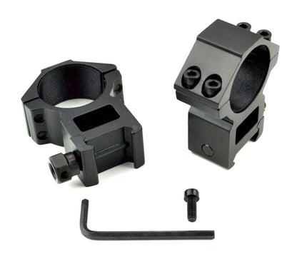 High Profile 30mm Scope Rings for Picatinny System