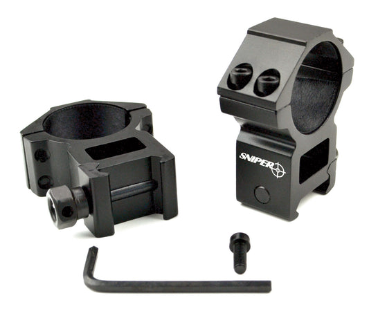 High Profile 30mm Scope Rings for Picatinny System