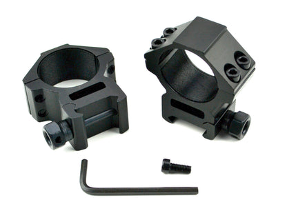 Medium Profile 30mm Scope Rings for Picatinny System