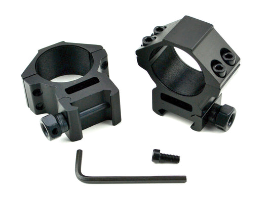 Medium Profile 30mm Scope Rings for Picatinny System