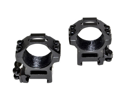 Presma® Wing Series, 30mm Quick Release Medium Profile Scope Rings for Picatinny/Weaver Rails
