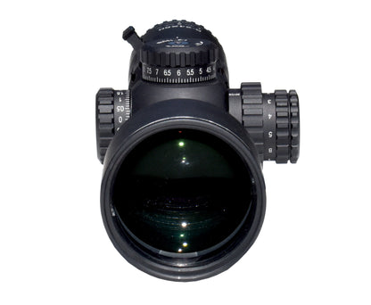 Presma 6-24x50 FFP Compact Rifle Presma Scope, 30mm Tube Diameter, Wide Angle, Side Parallax Adjustment, Illumination