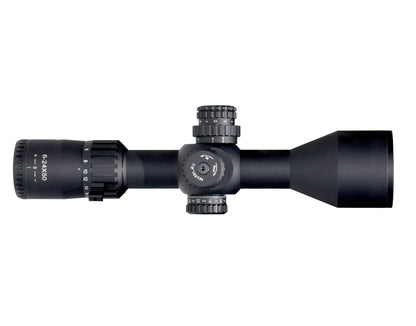 Presma 6-24x50 FFP Compact Rifle Presma Scope, 30mm Tube Diameter, Wide Angle, Side Parallax Adjustment, Illumination