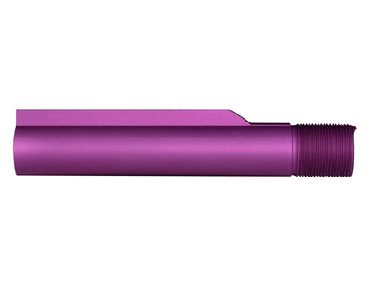 6 Position Military Spec Buffer Tube for AR Stocks, Purple.